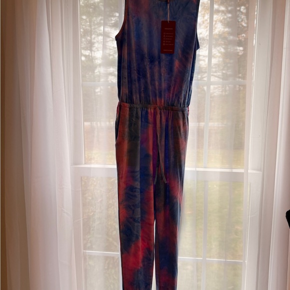 Gorlya Tie-Dye Sleeveless Jumpsuit - Picture 4 of 9